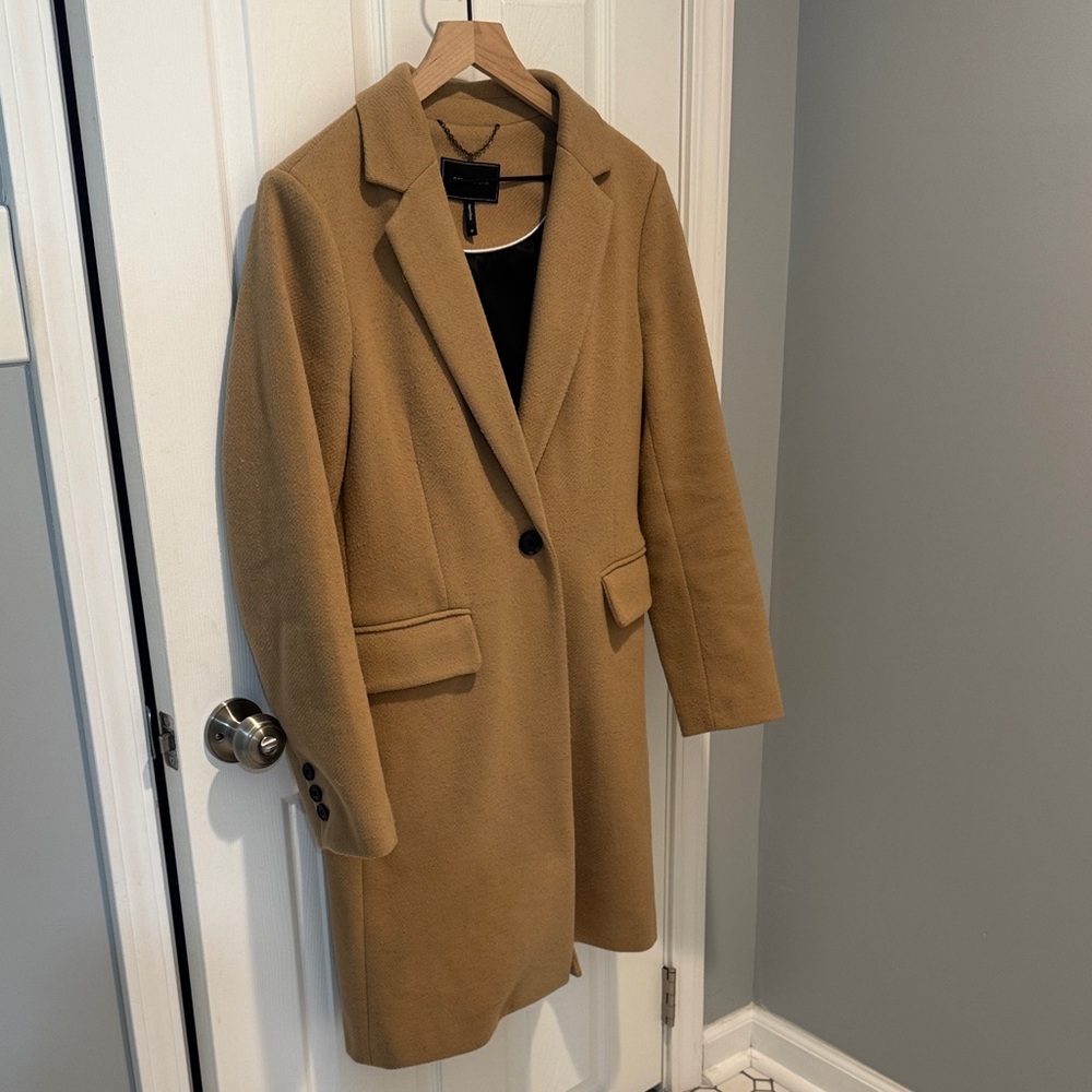 BCBGMaxAzria Tan Blazer Coat